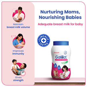 Galact Lactation Granules – Chocolate + Elaichi combo pack. Boosts breast milk quantity