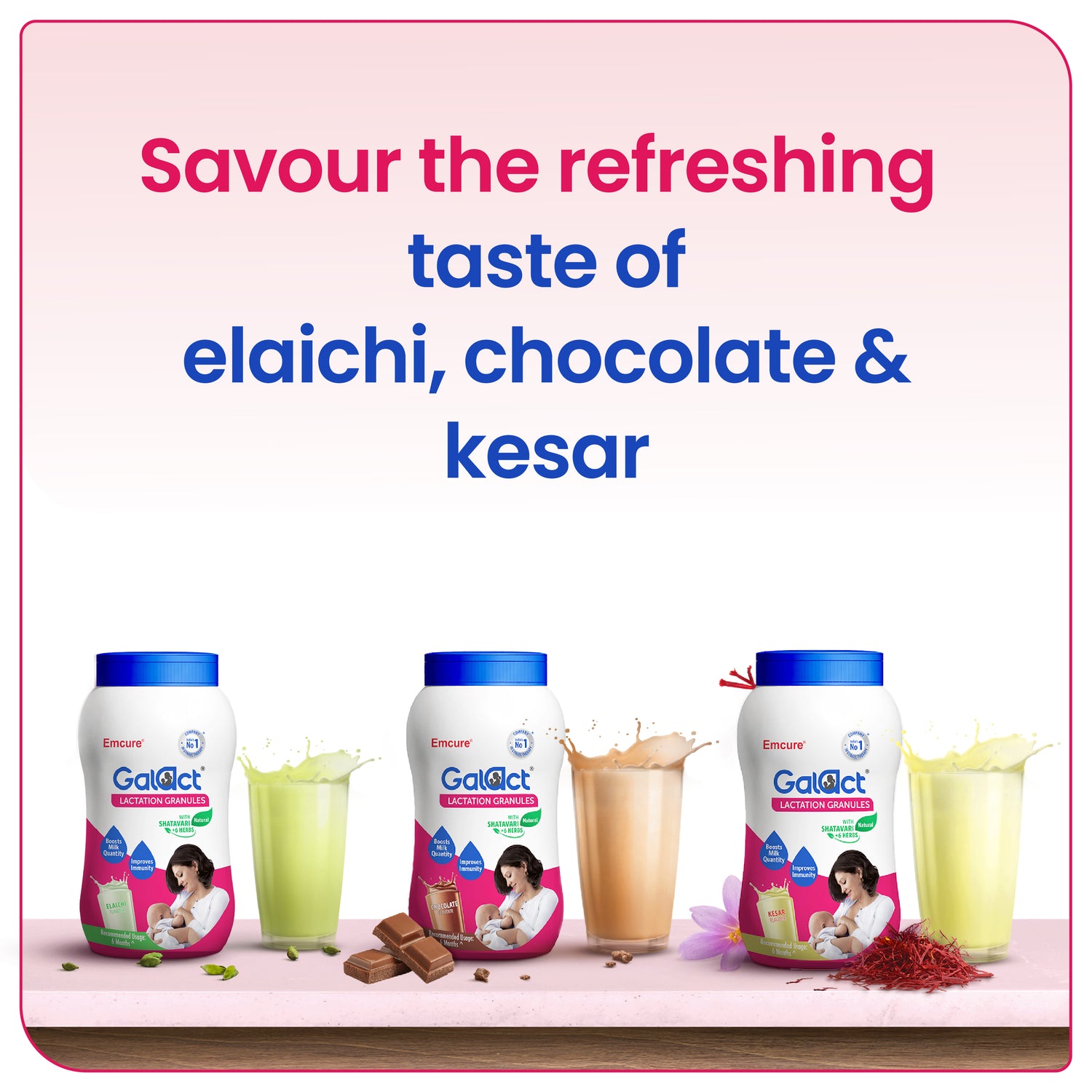 Galact Lactation Granules – Kesar Boosts breast milk quantity