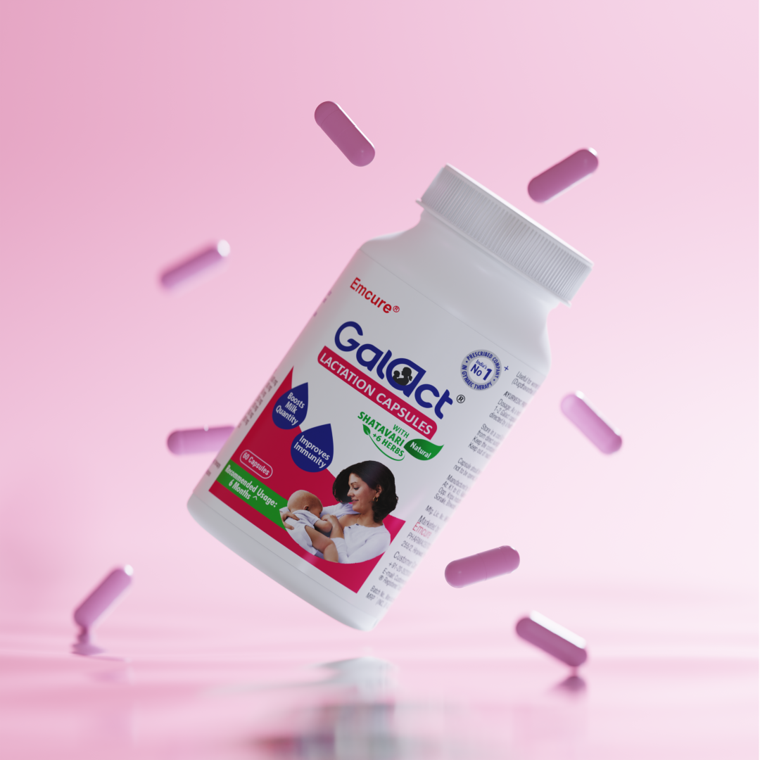 Galact Lactation Capsules – Boosts breast milk quantity