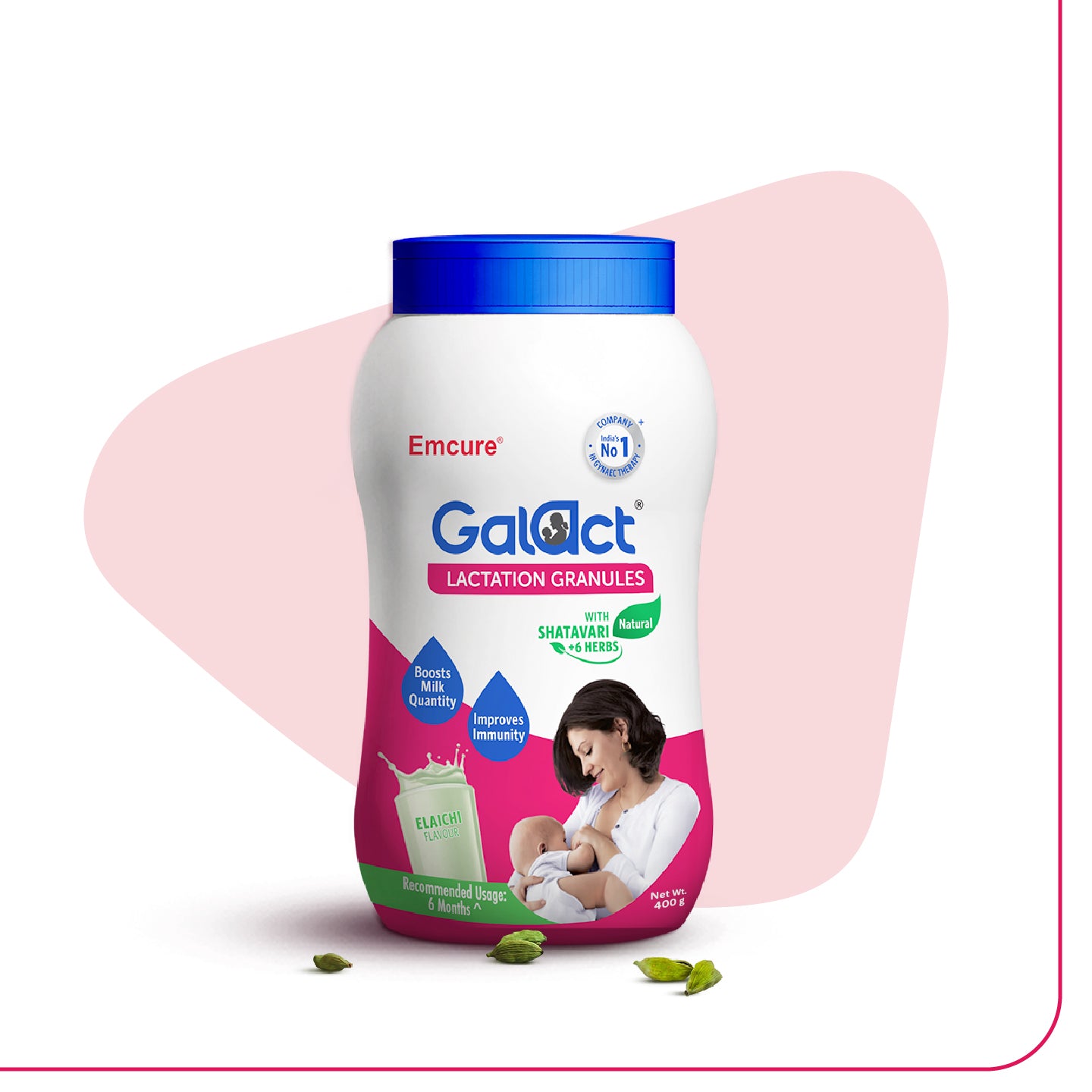 Galact Lactation Granules  – Elaichi Boosts breast milk quantity
