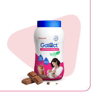 Galact Lactation Granules – Chocolate Boosts breast milk quantity