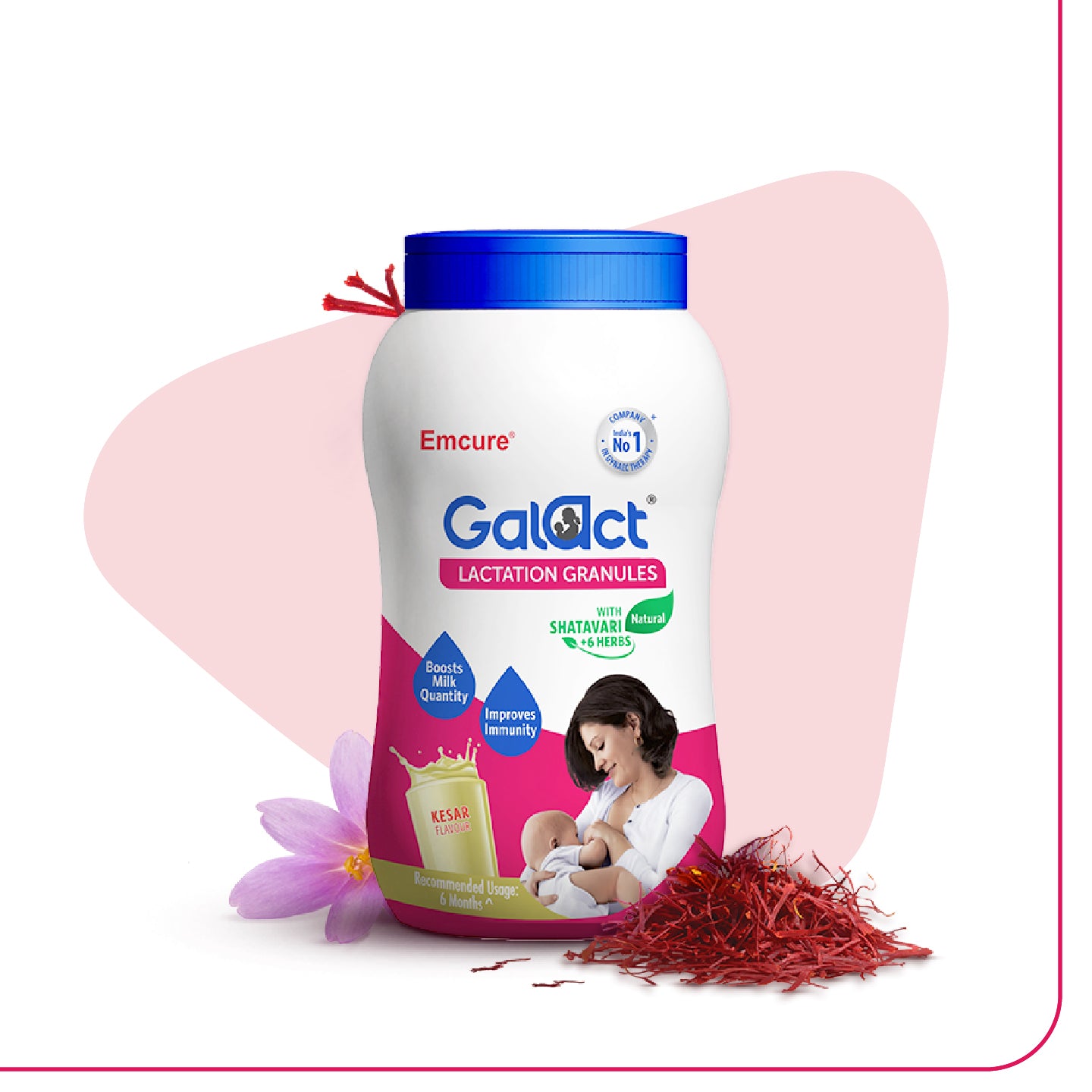 Galact Lactation Granules – Kesar Boosts breast milk quantity