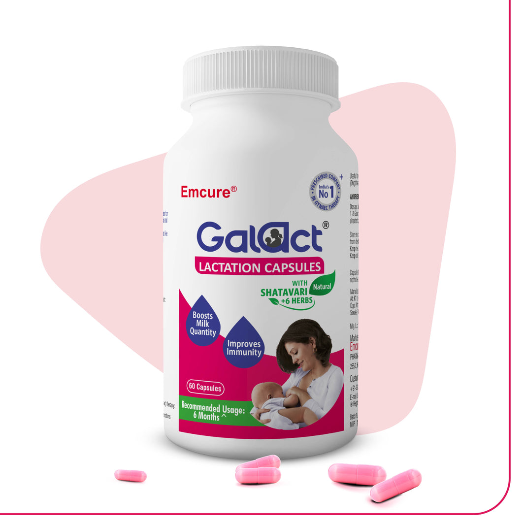 Galact Lactation Capsules – Boosts breast milk quantity